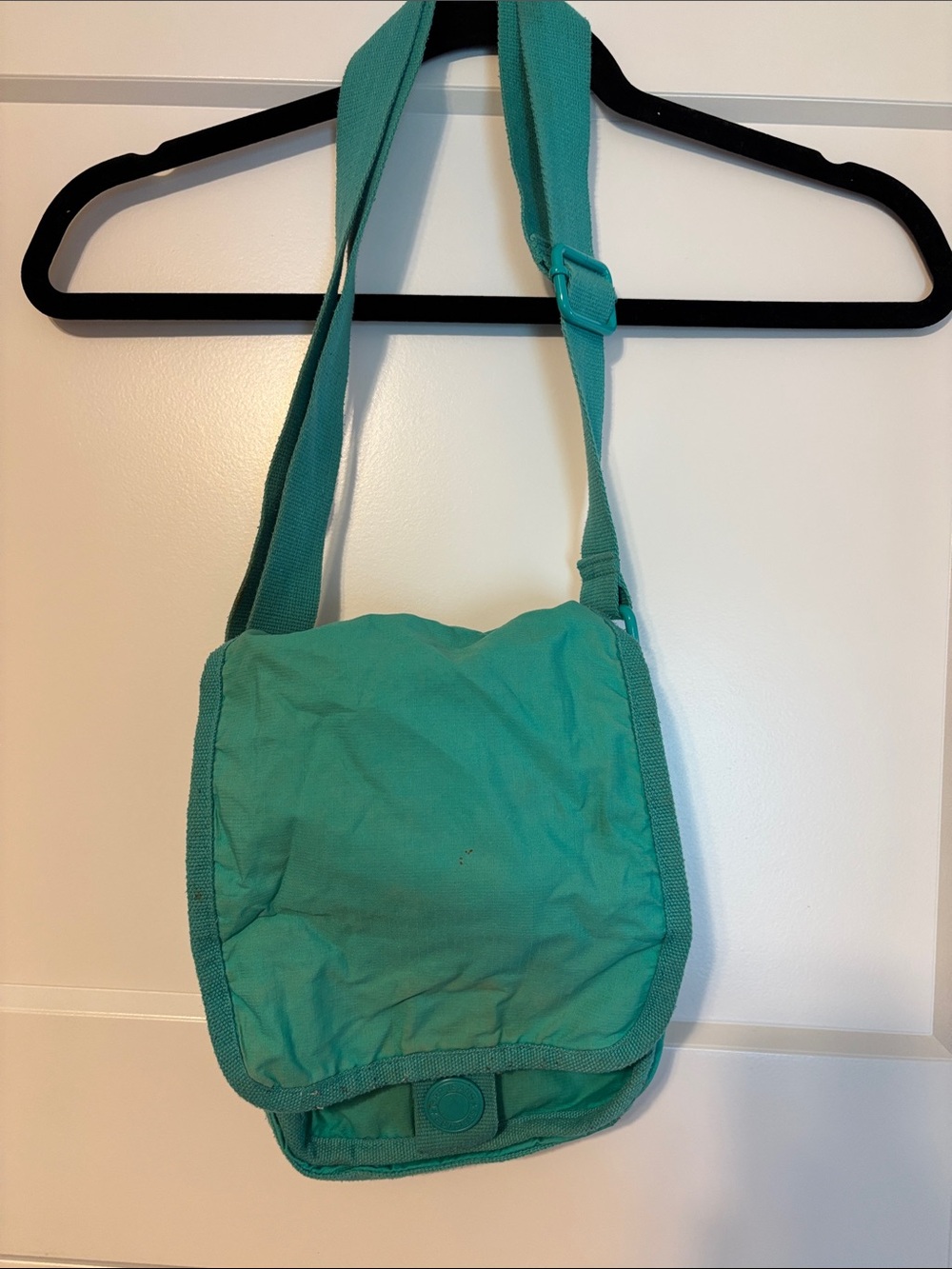 Y2K GAP Teal Compact Crossbody Bag